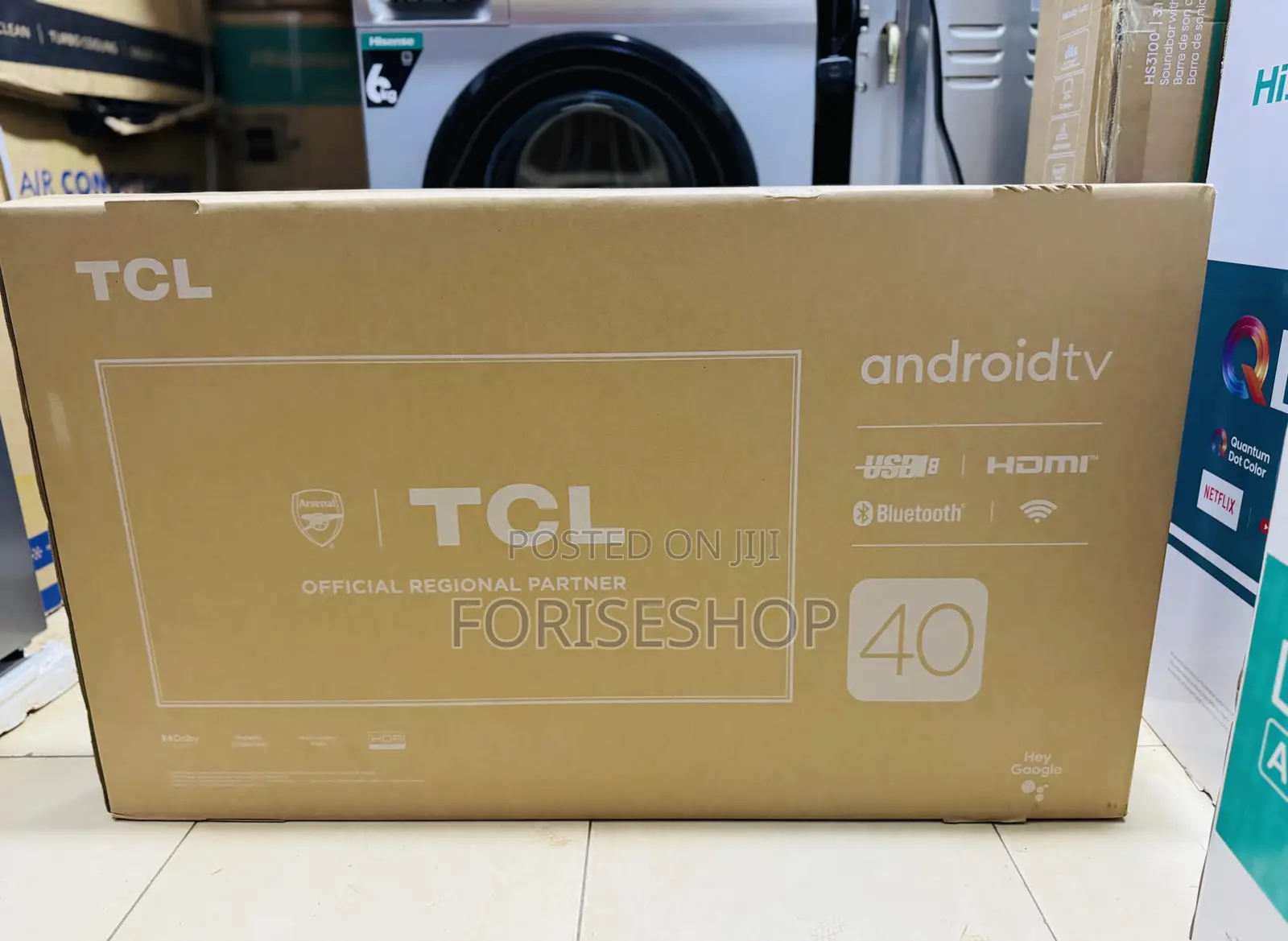 TCL 40inch Smart TVS Lastest Model Brand New