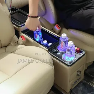 Photo - Glove Boxes With Chargers and Cup Holders