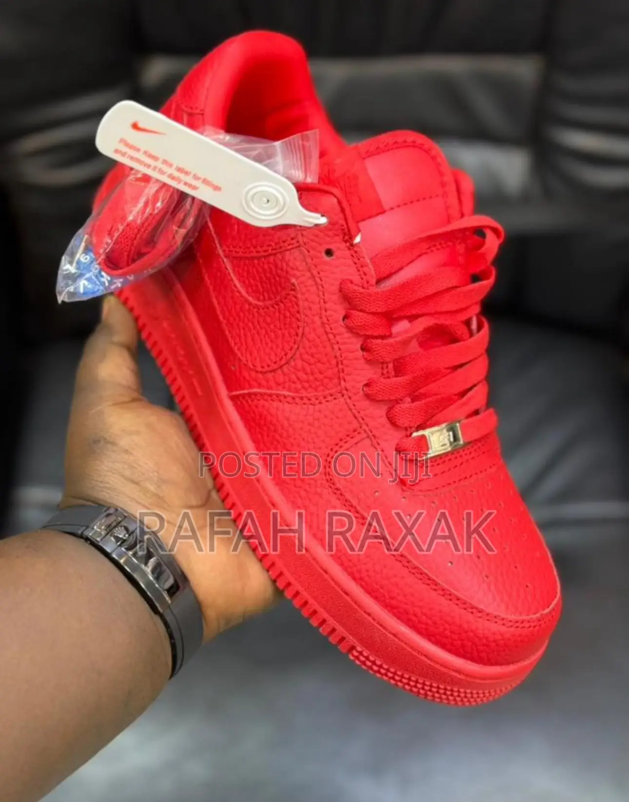 Red Nike Air Force 1 Low Nocta “Love You For Ever” Sneaker