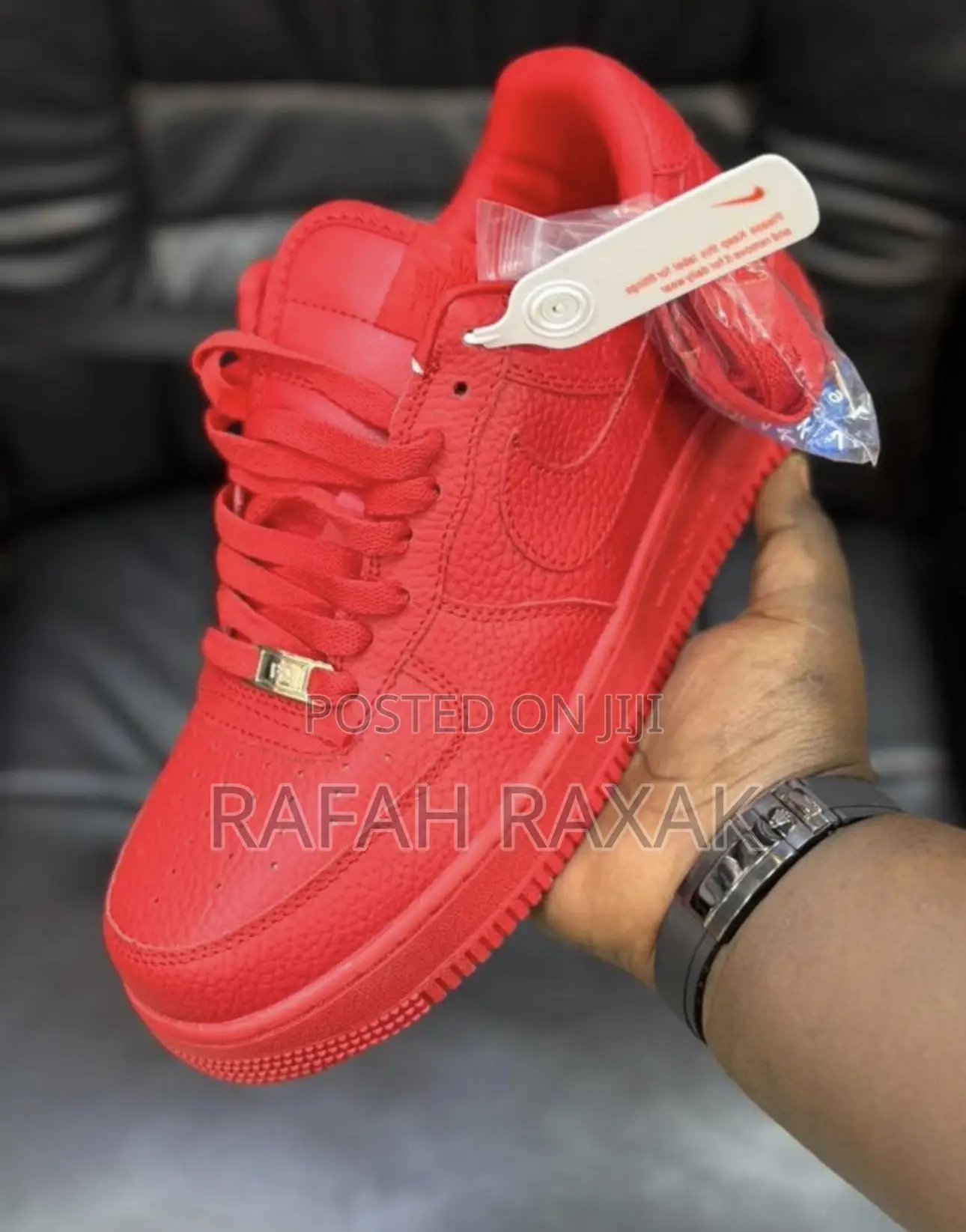 Red Nike Air Force 1 Low Nocta “Love You For Ever” Sneaker