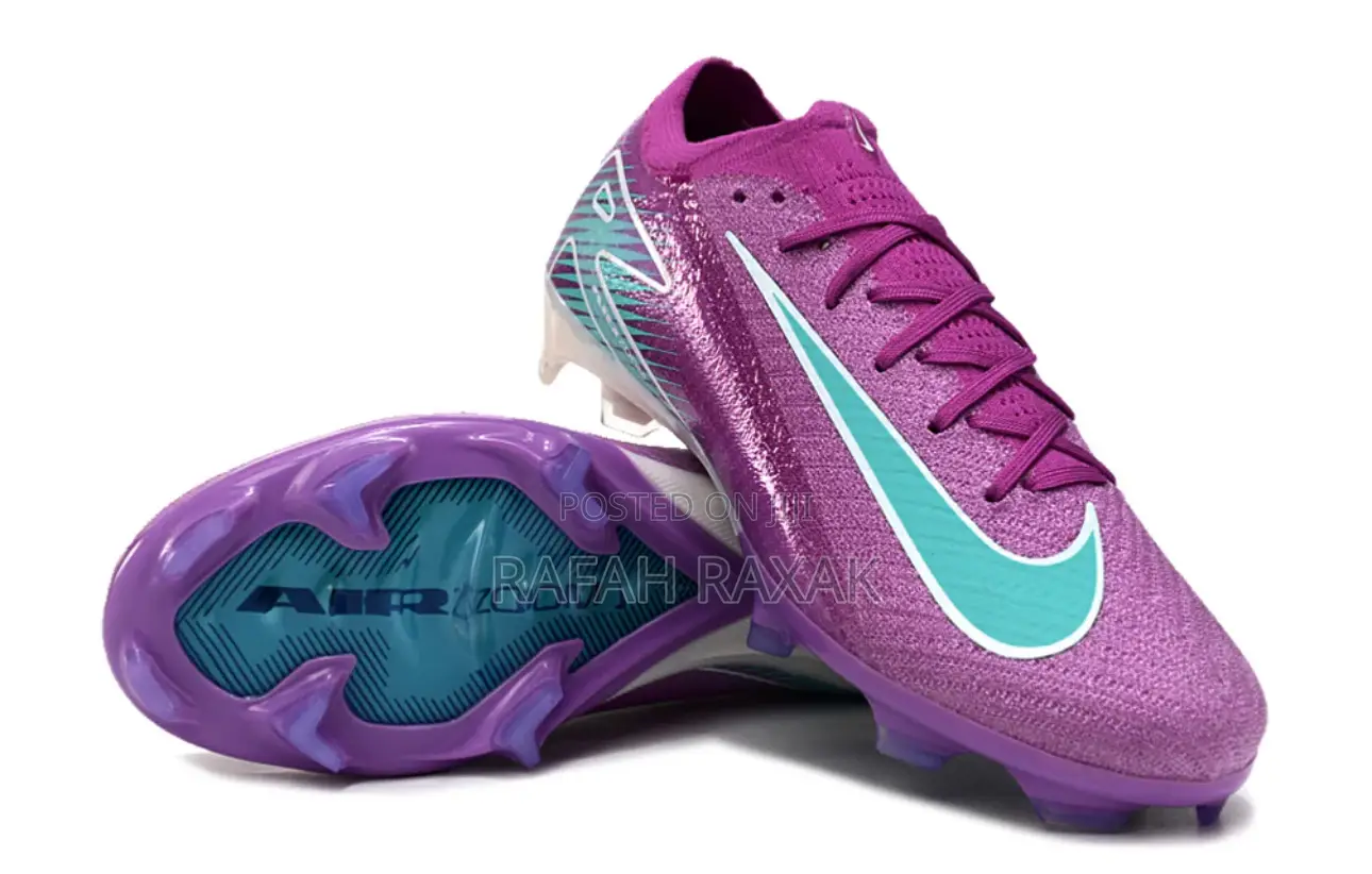 Nike Air Zoom Vapor 16 Elite FG Purple Blue Football Shoes
