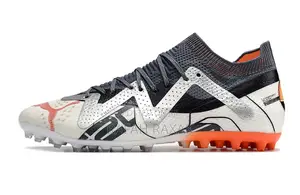 Photo - Puma Future Ultimate Neymar MG White/Grey/Orange Soccer Boot