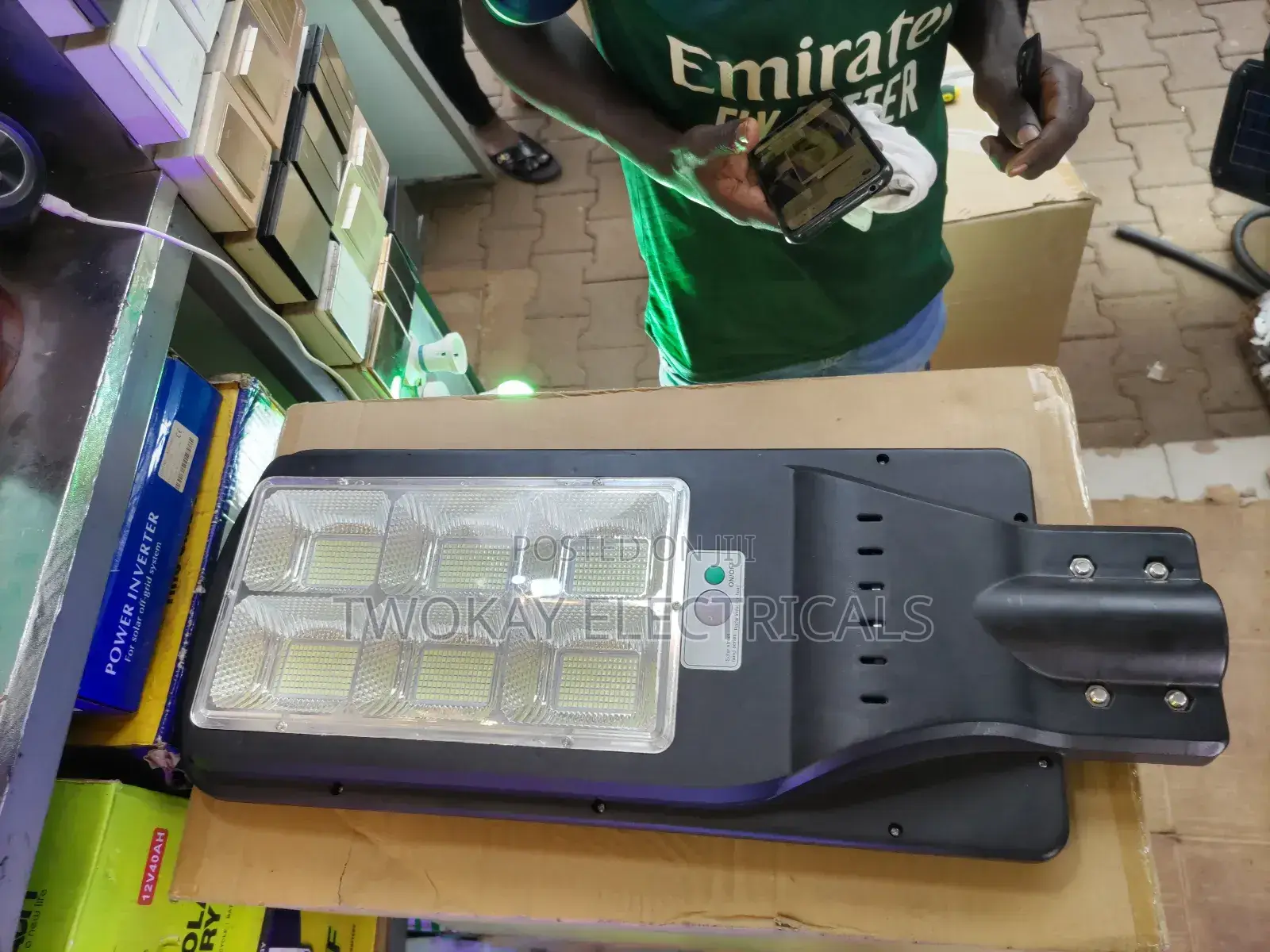 300w Solar Street Light Easy Power