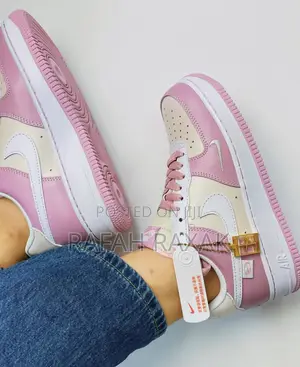 Women’S Pink Charm Nike Air Force 1 Low Sneakers