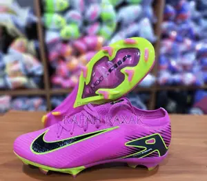 Pink/Green Nike Air Zoom Vapor 15 Elite FG Football Boots