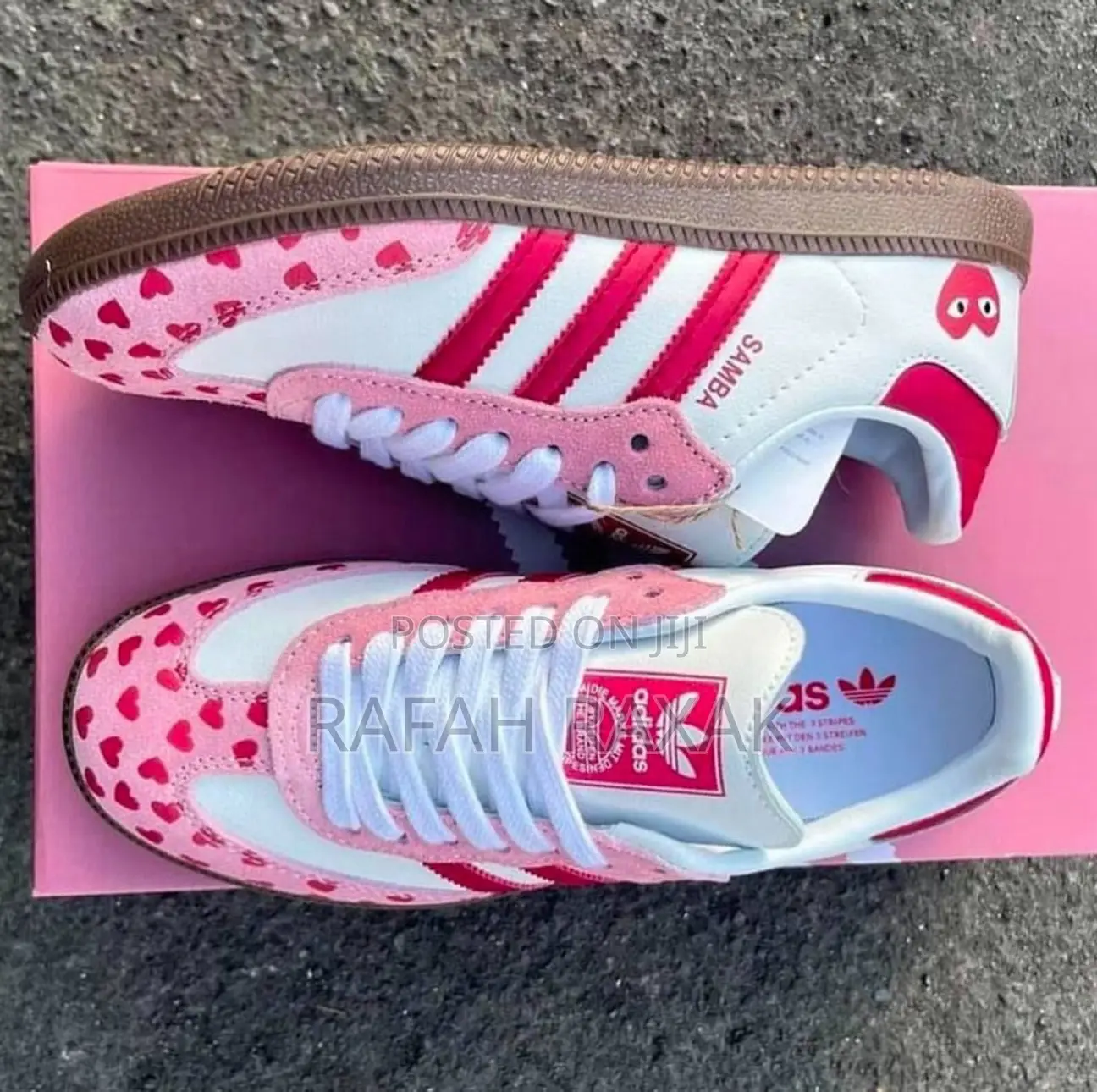 Original Women’S Pink/Red Adidas Samba Sneaker