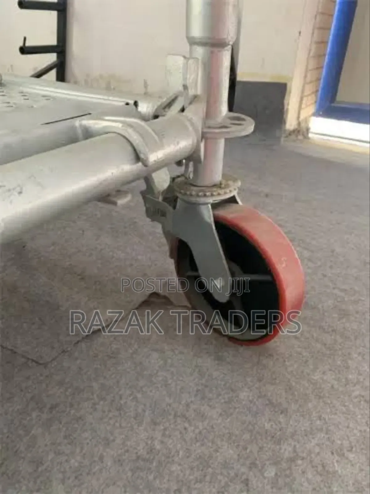 Red (Wheel) Heavy Duty Casted Pu Castor Wheel, Size: 8 Inch