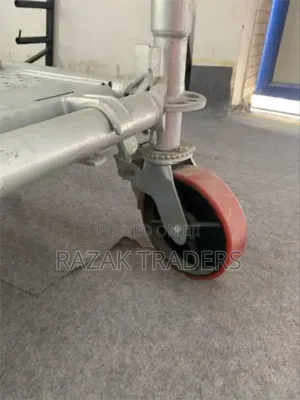 Red (Wheel) Heavy Duty Casted Pu Castor Wheel, Size: 8 Inch