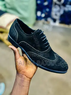 Original Black Suede Clarks Lace Up Oxford Shoes
