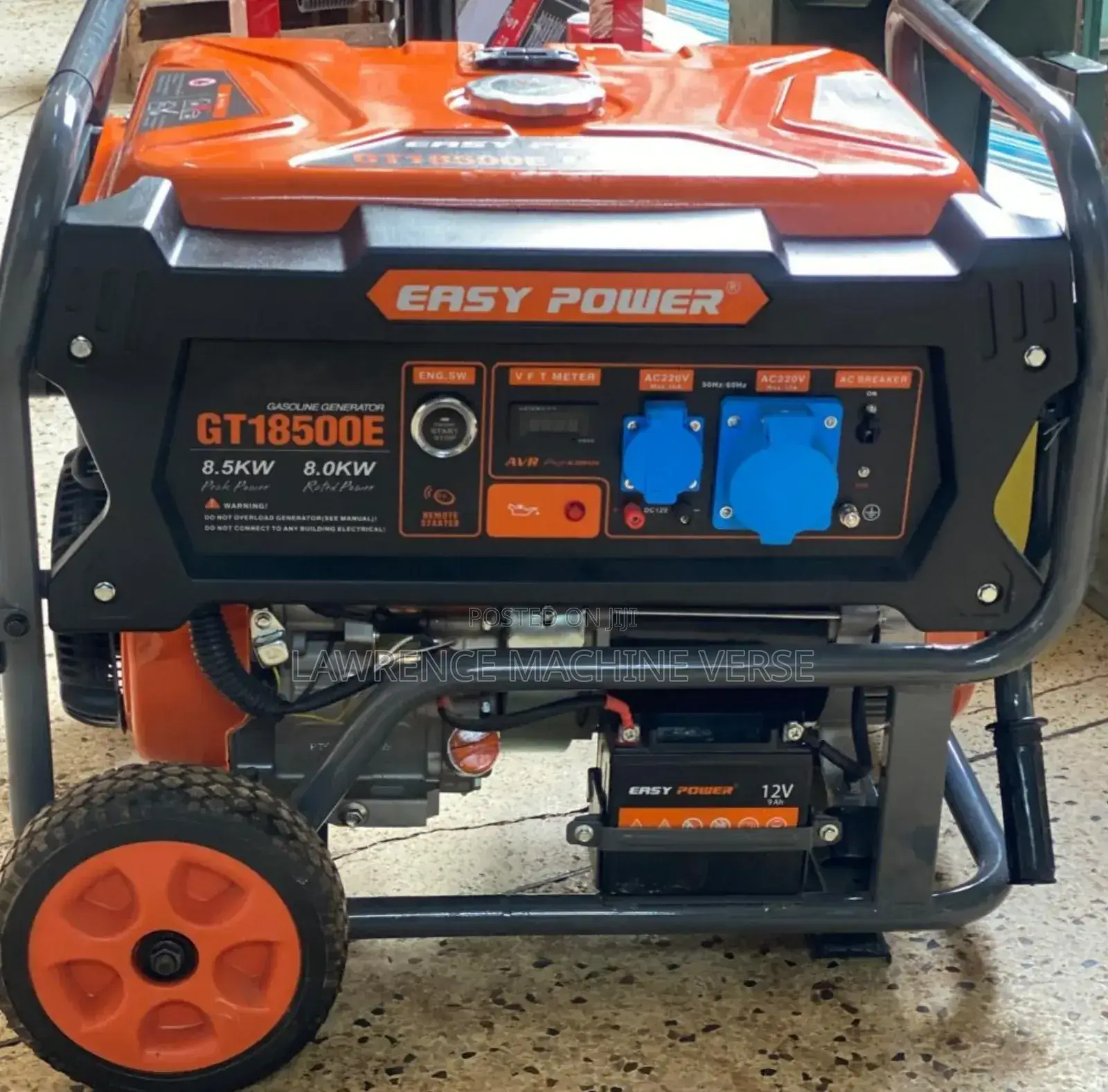 Gasoline Generator Push to Start 8.5kw