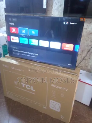 Brand New 50 Inches TCL Uhd Android Frameless Smart Tv