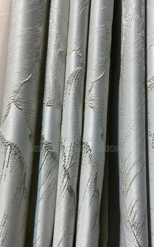 Silver Curtain Fabric Each Ready Meter