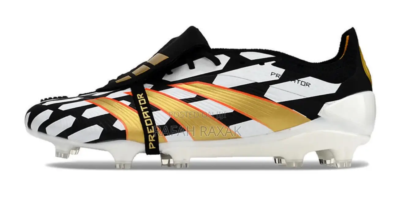 Original Adidas Predator Elite Tongue FG Zebra Football Boot