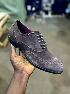 Original Coffee Brown Suede Clarks Oxford Shoes