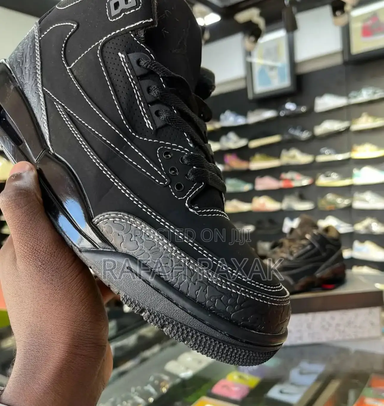 Nike Air Jordan Retro 3 X Travis Scott Black Cat Sneaker