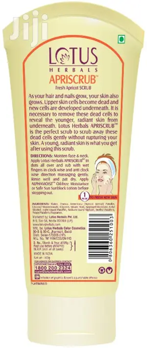 Lotus Herbals Apriscrub Fresh Apricot Scrub 100g