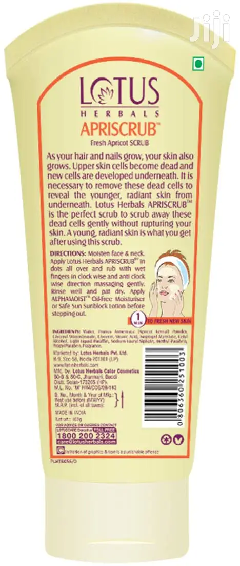 Lotus Herbals Apriscrub Fresh Apricot Scrub 100g