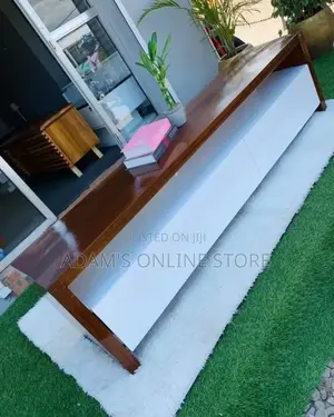 White and Brown TV Stand Unit