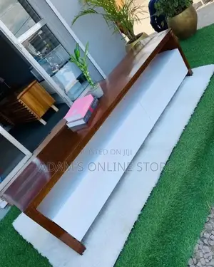 White and Brown TV Stand Unit