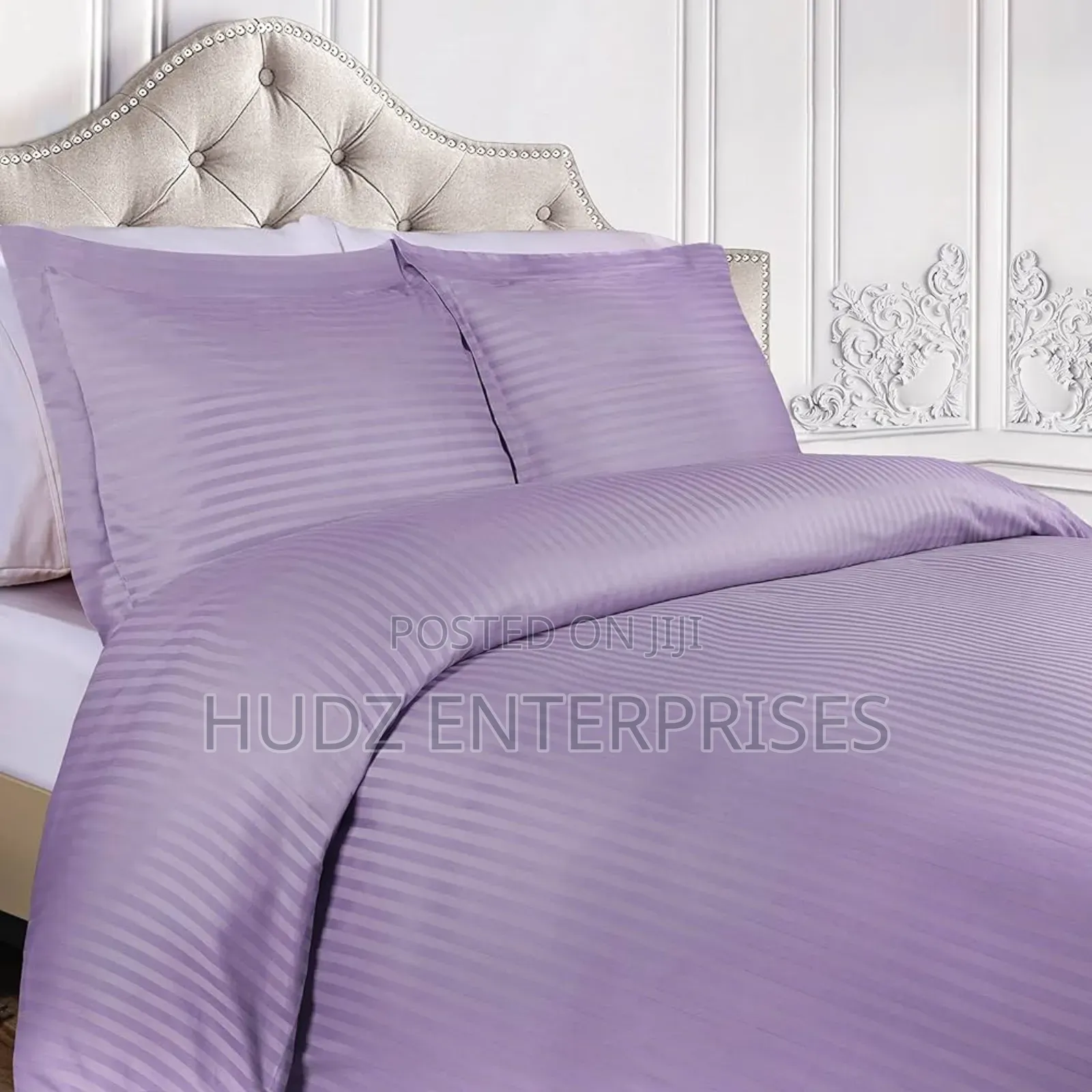 4pc Duvet King Size Light Purple