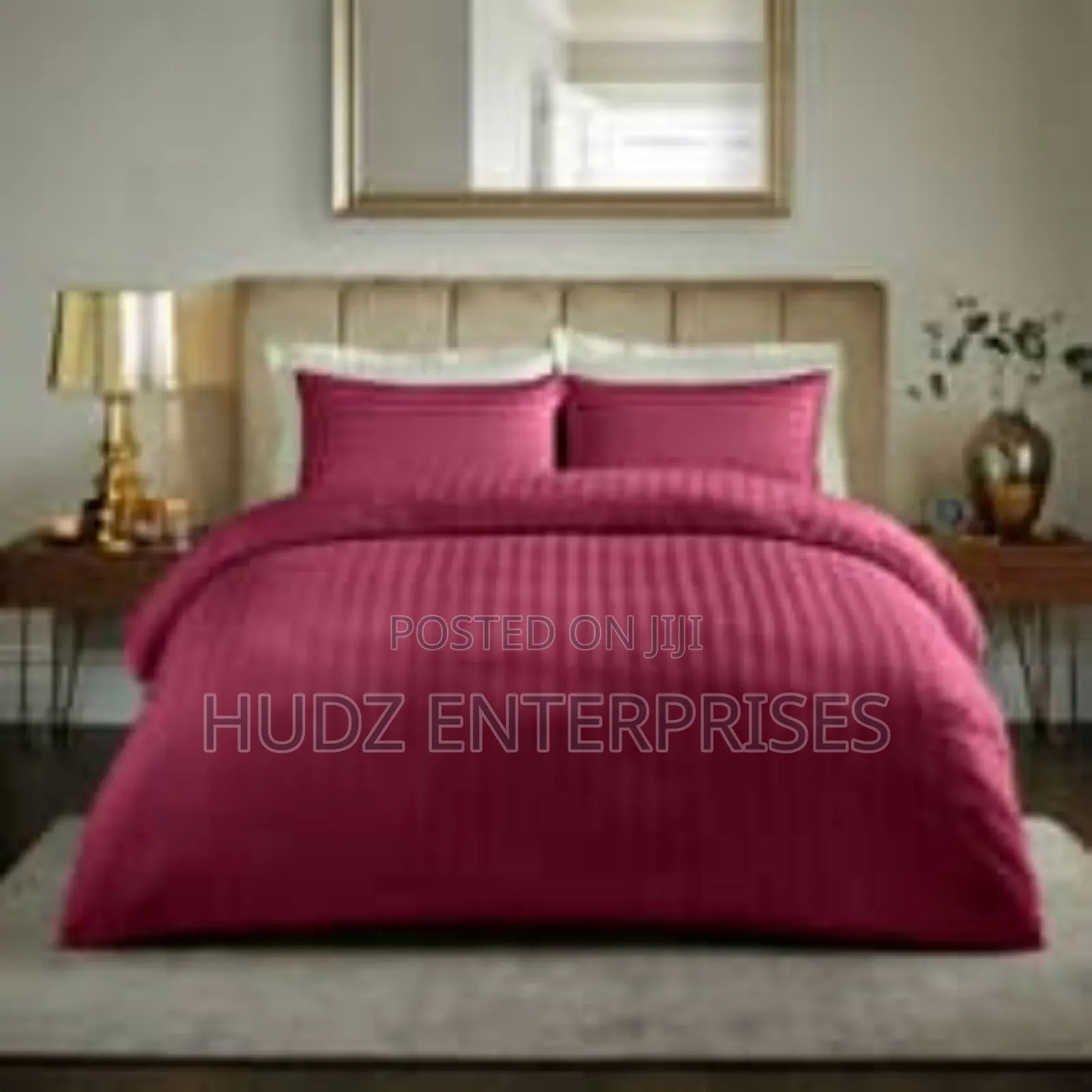 4pc Duvet King Size Maroon