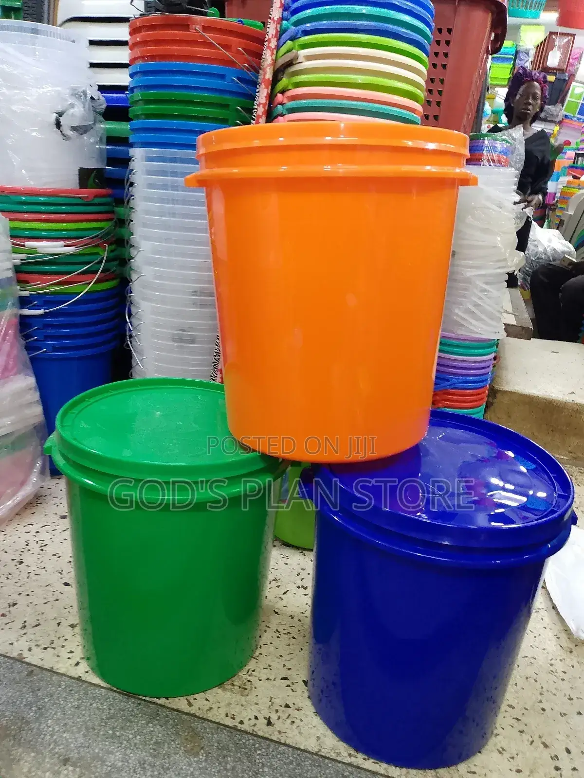 Plastic Storage Buckets 40litres