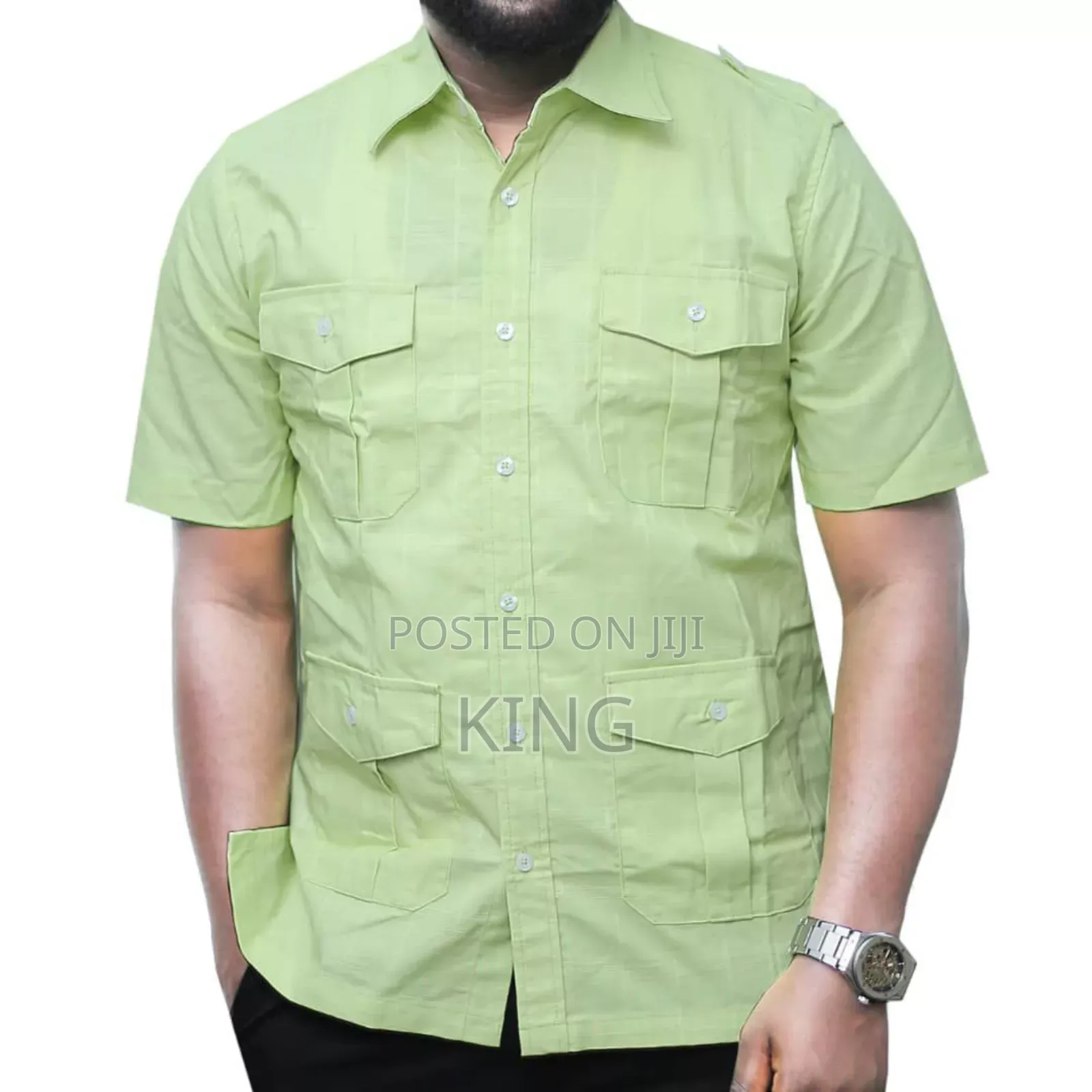 Majest African Wear. Linen Shirts. Kitengi