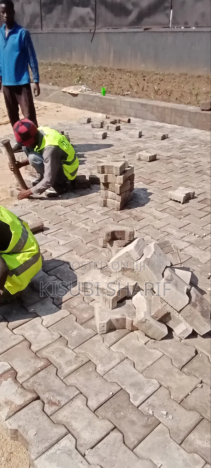 Laying Pavers