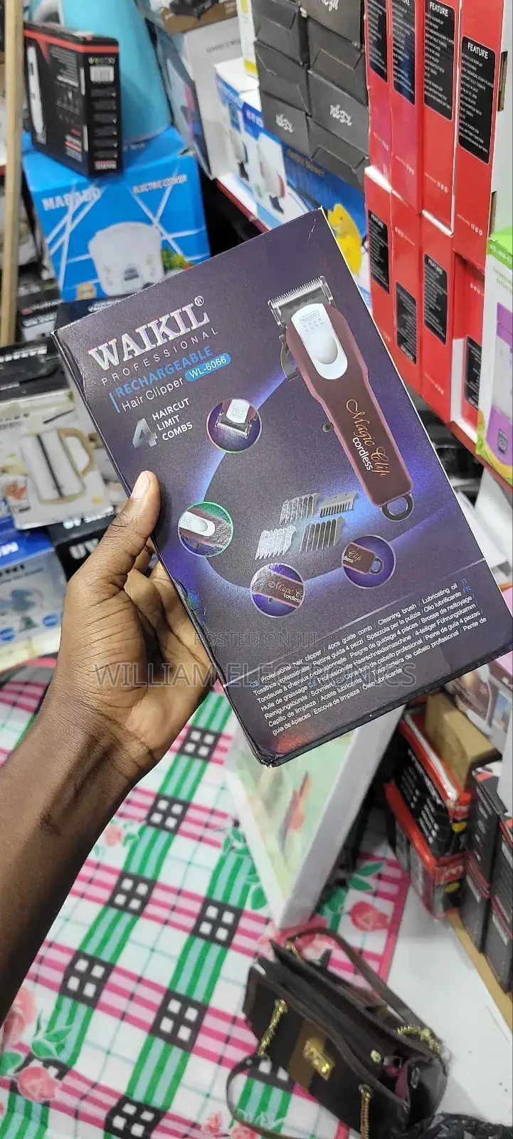 4 Haircut Limit Combs Clipper/Waikil Hair Clipper