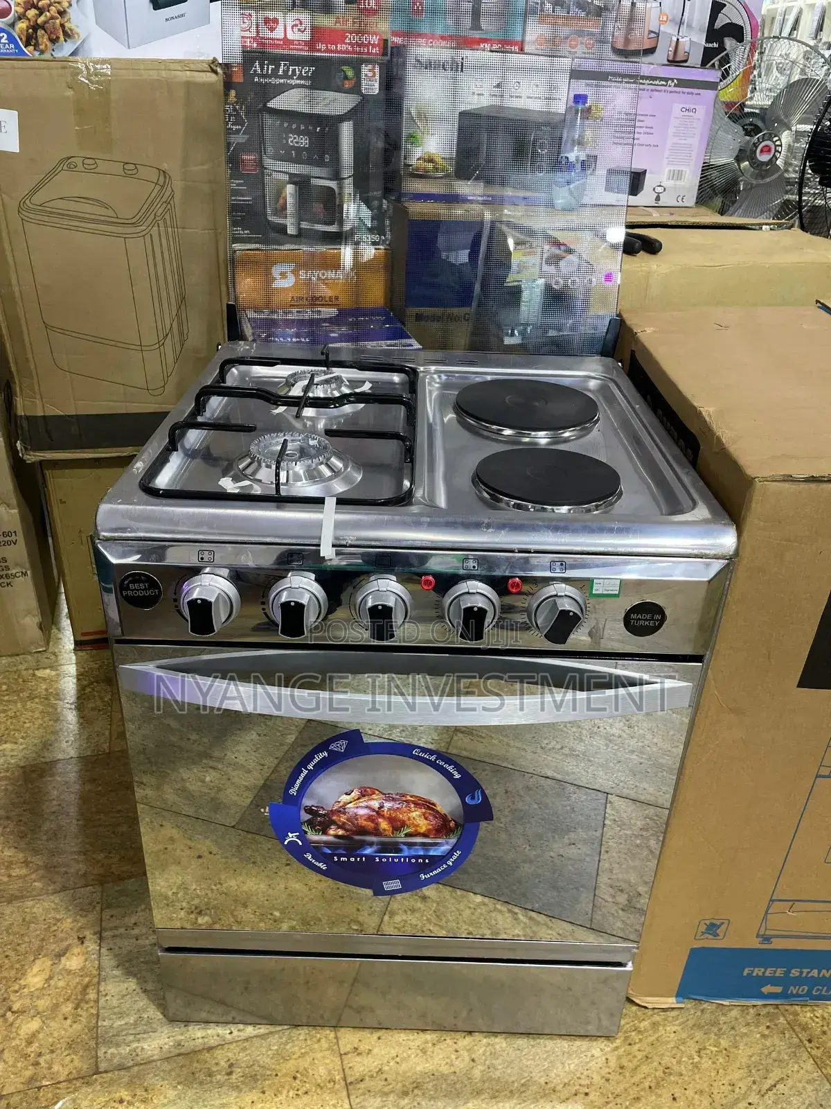 Superchef 60*60 2*2 Cooker . Electric and Gas Cooker