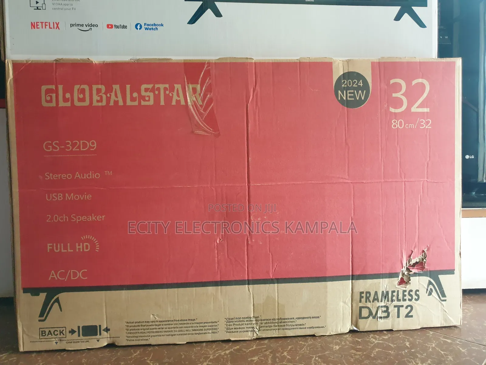 32" Inch Globalstar With Free to Air Deconder
