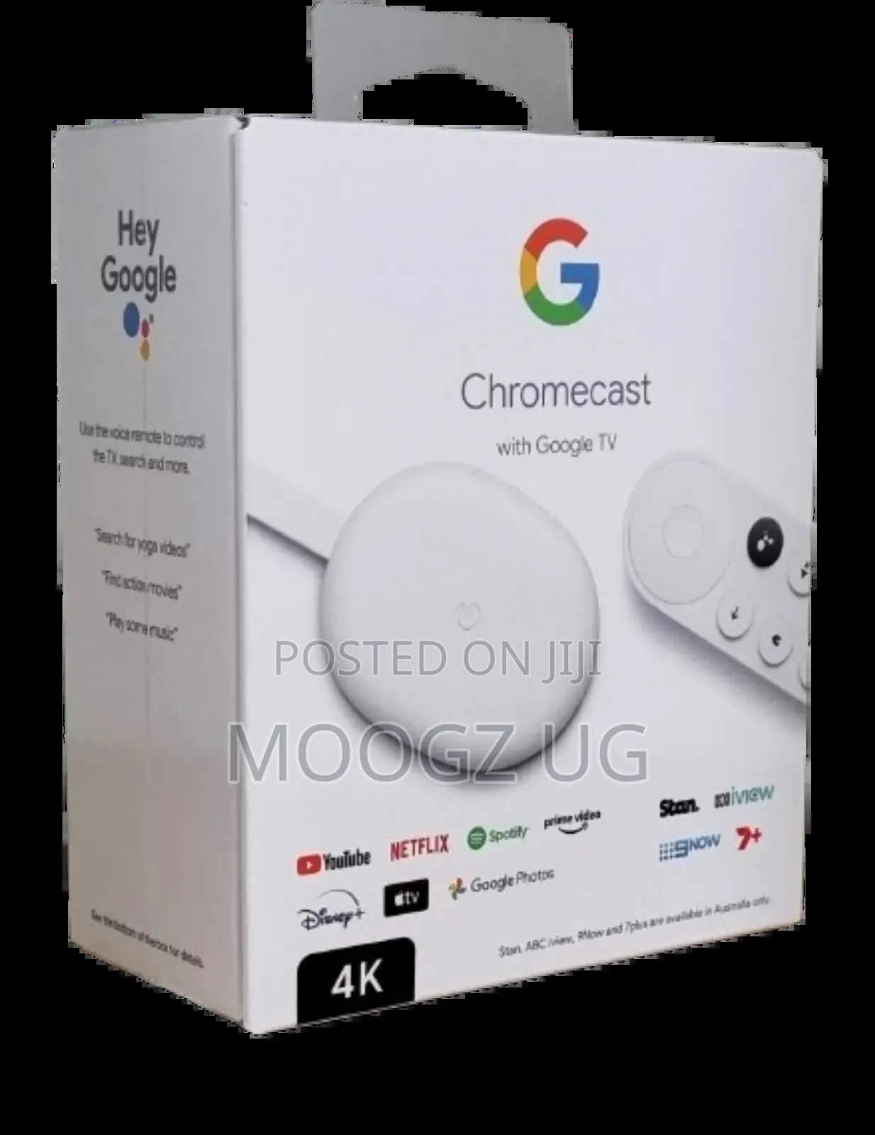 Google Chromecast 4 With Google TV - Ultra HD Streaming