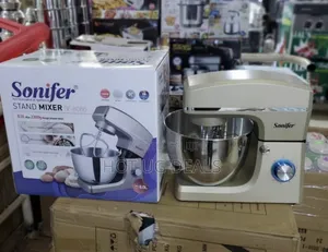 Sonifer Stand Mixer 8.0L With Hook, Whisk, and Flat Beater