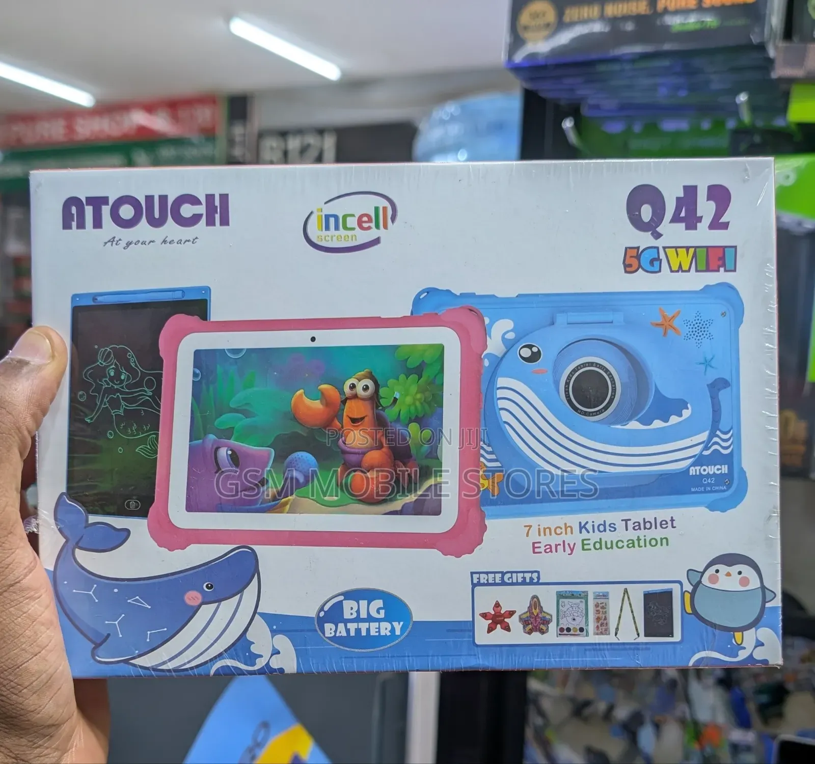 Atouch Q42 Kids Android Tablet PC - 8GB 256GB - 5000mah
