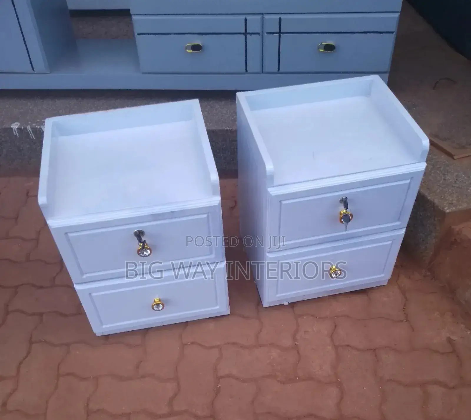 White Bedside Drawers