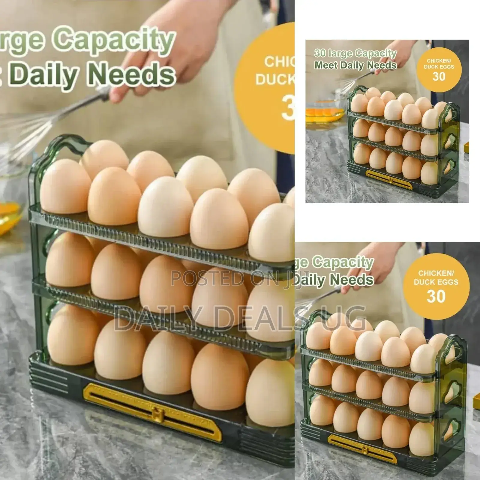 3 Layer Egg Storage Rack