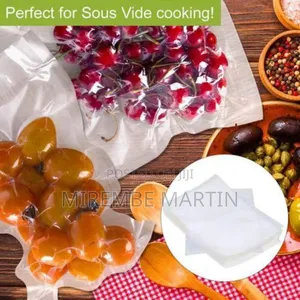 100pcs Transparent Food Vacuum Sealer Pouch Freshkeeping Bag