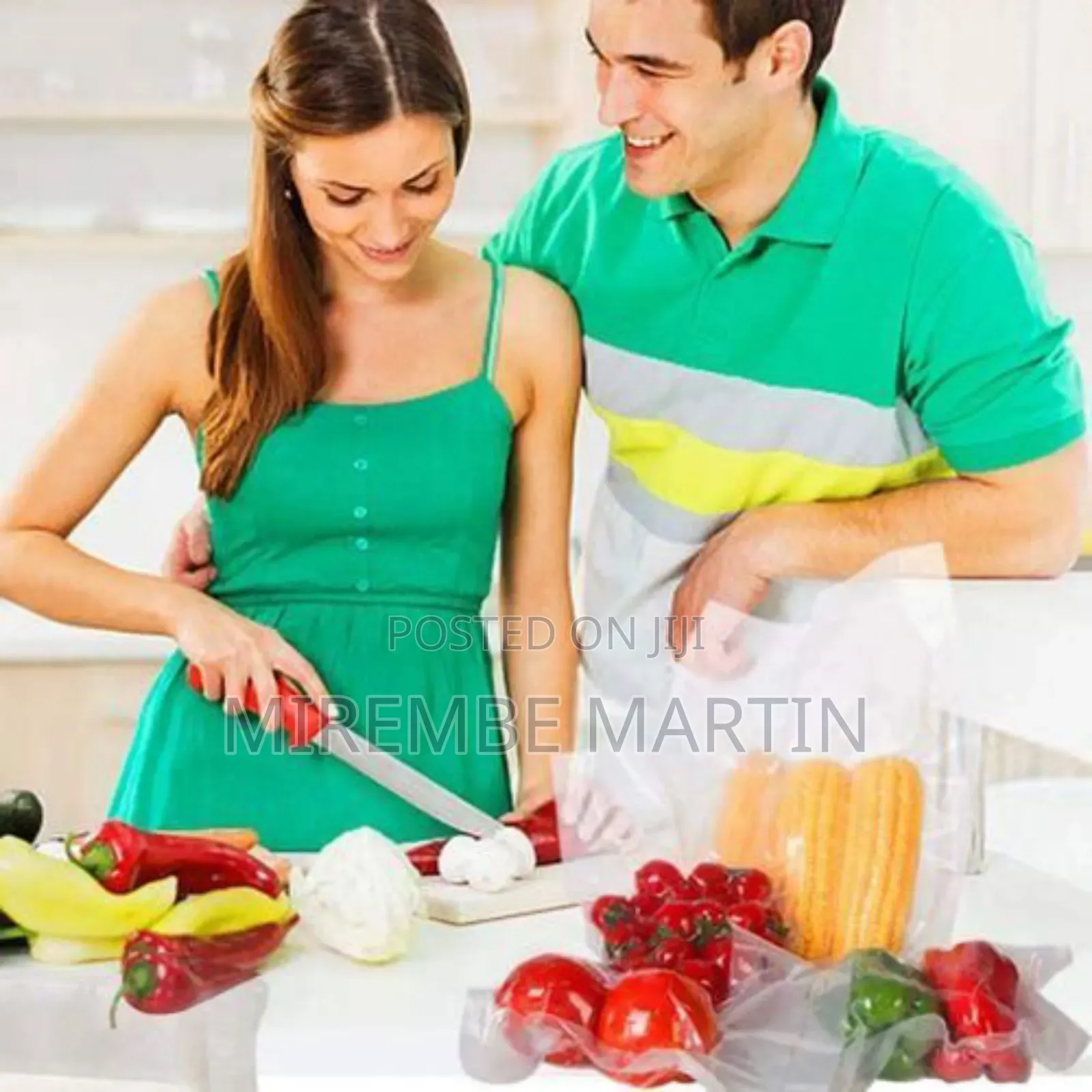 100pcs Transparent Food Vacuum Sealer Pouch Freshkeeping Bag