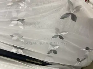 Grey Curtain Net Per Ready Meter
