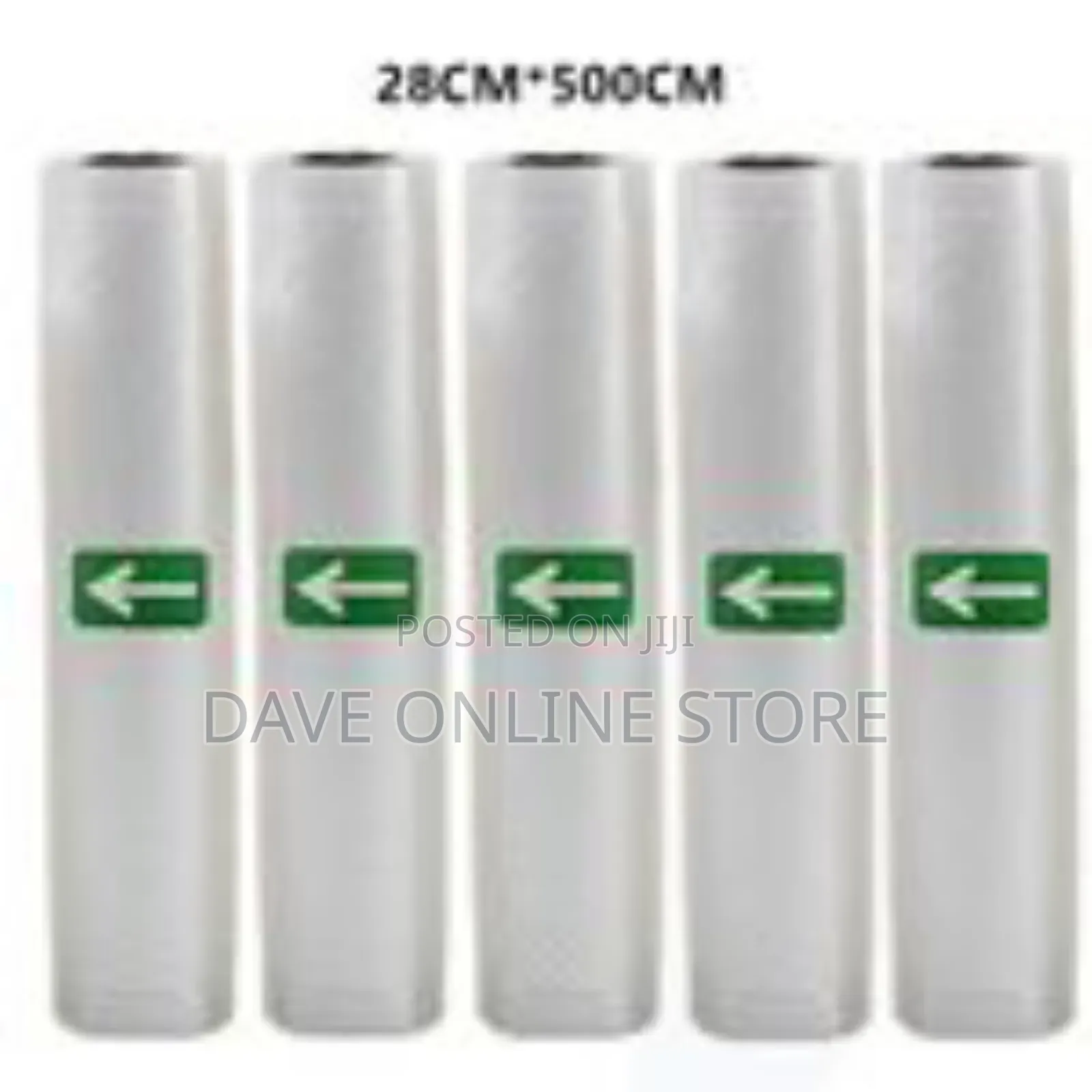 5 PCS Vacuum Food Saver Sealer Bags Rolls for Vacuum Packing