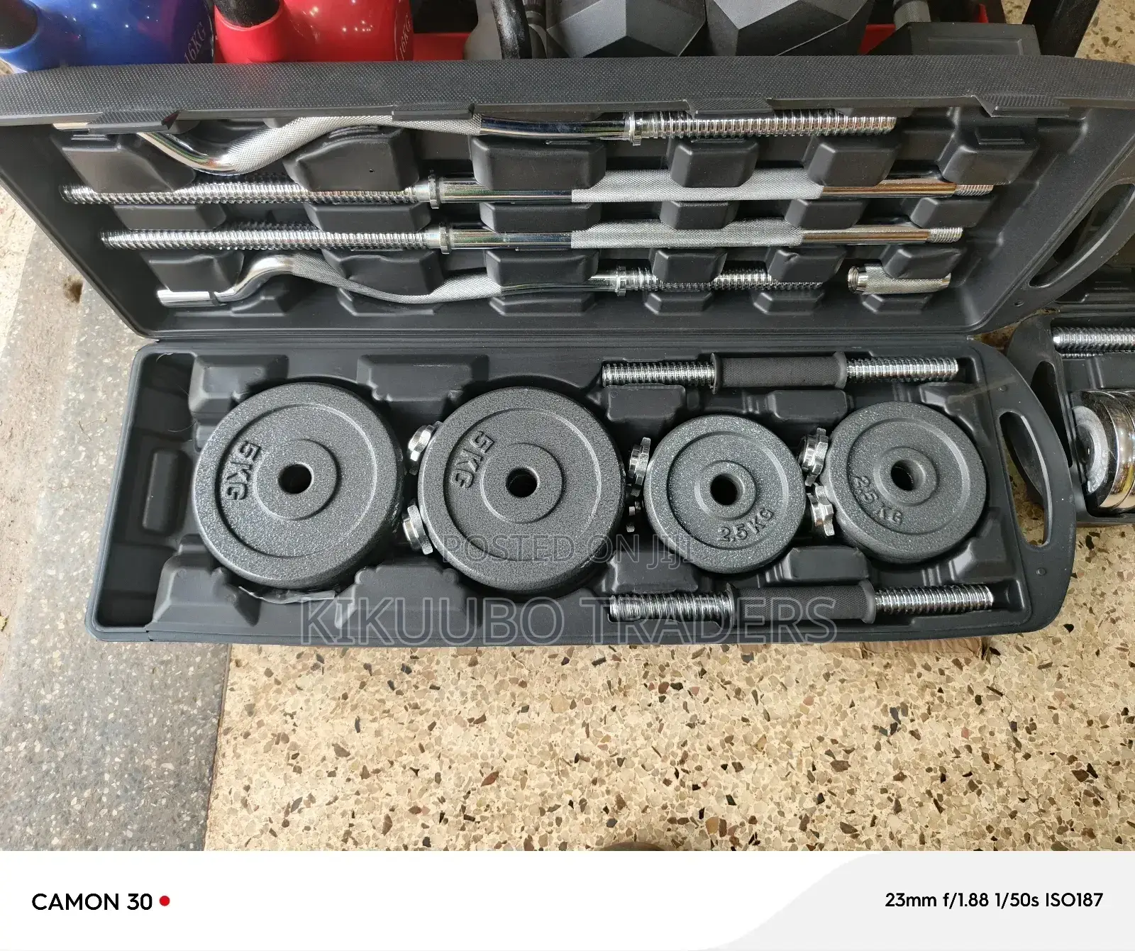 55kg Adjustable Dumbell Set