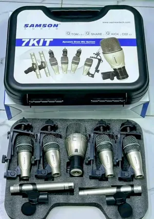 Samson Dk-707pcs Drum Mic Kit Dynamic Drum Microphone System