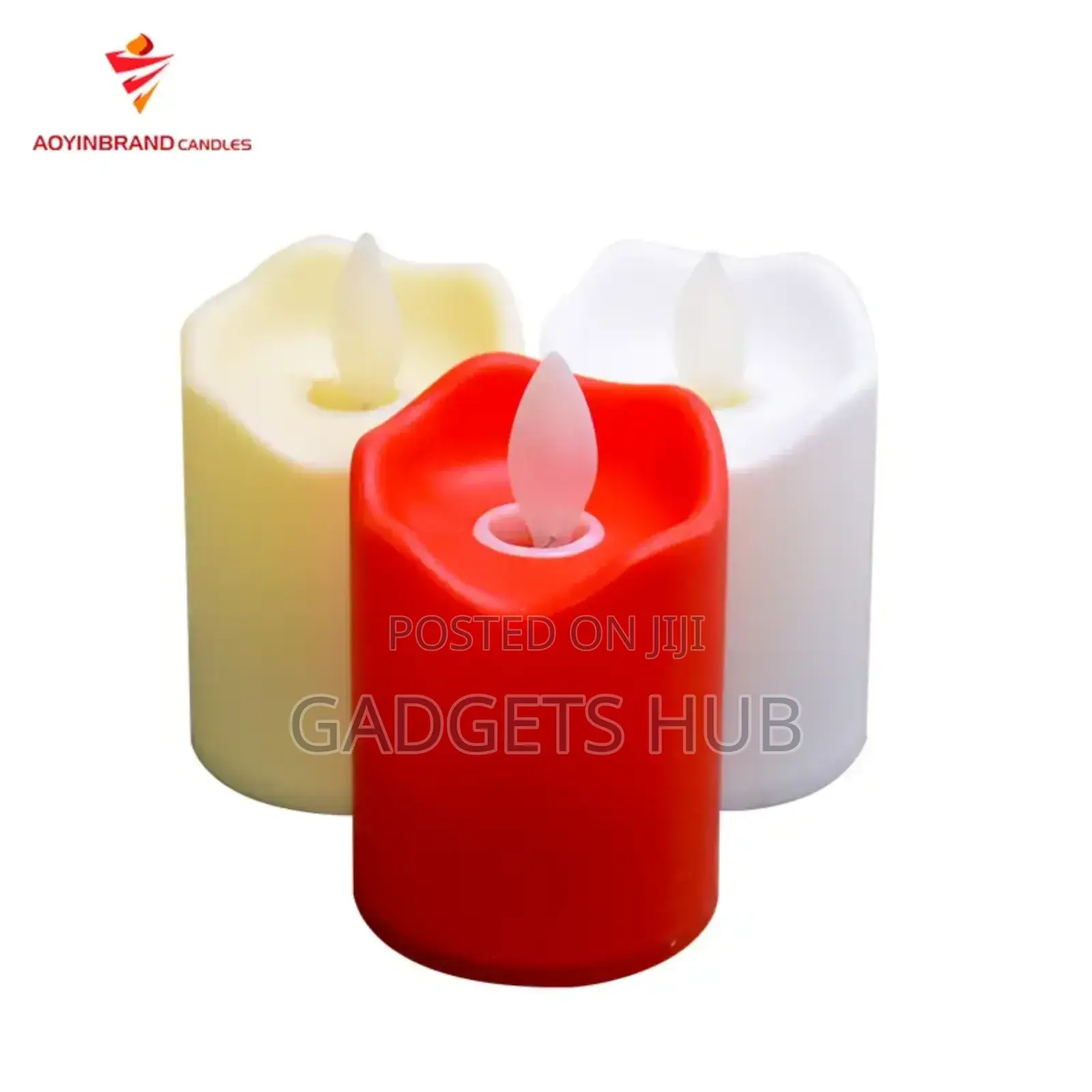 12pcs LED Flameless Christmas Candles Wave-Shape Lights