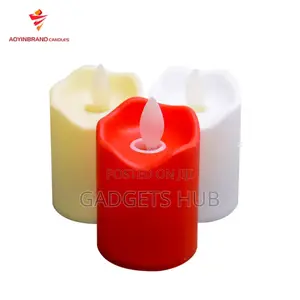 12pcs LED Flameless Christmas Candles Wave-Shape Lights