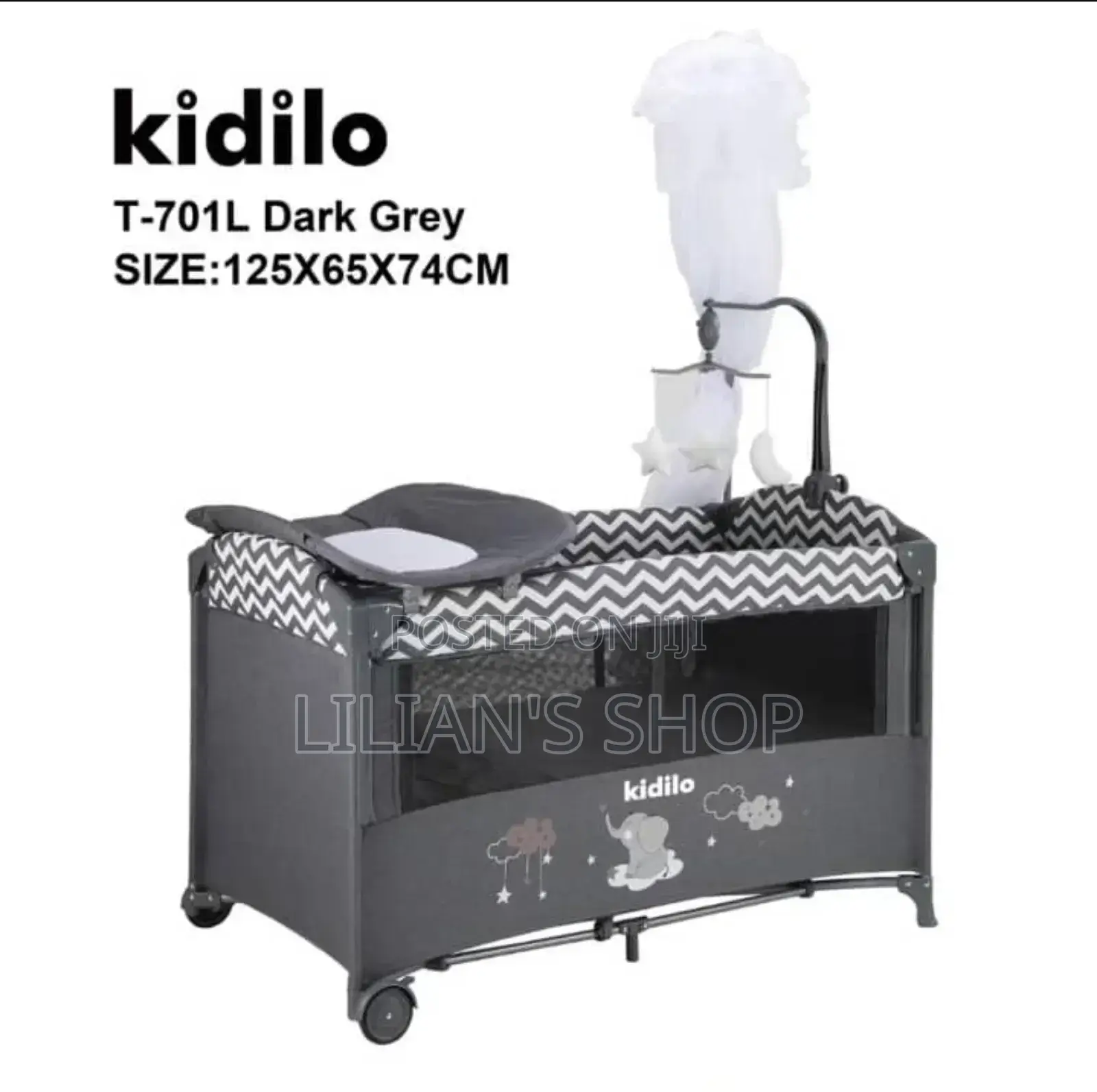 Brand New Heavy Duty Kidilo Baby Bed With Net