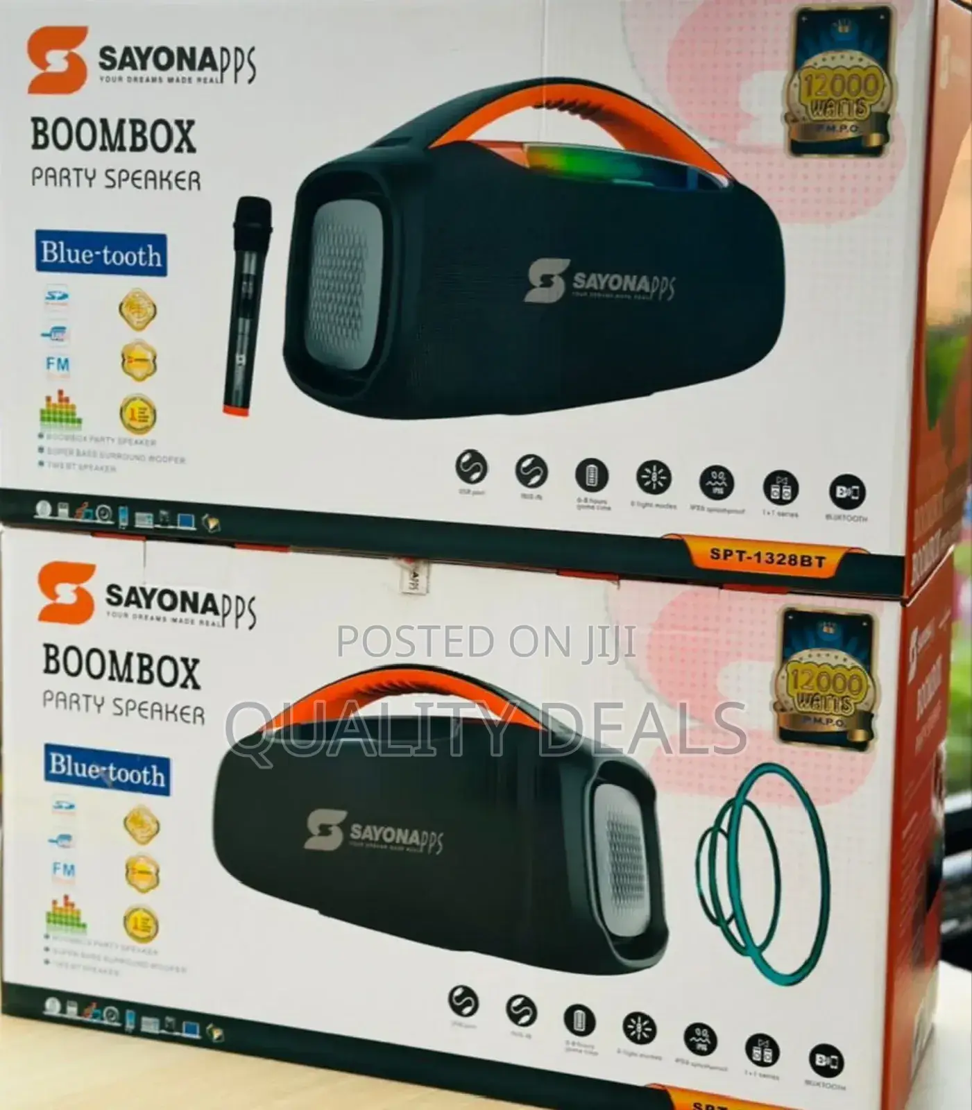 Sayona Boom Box Party Speaker 12000w