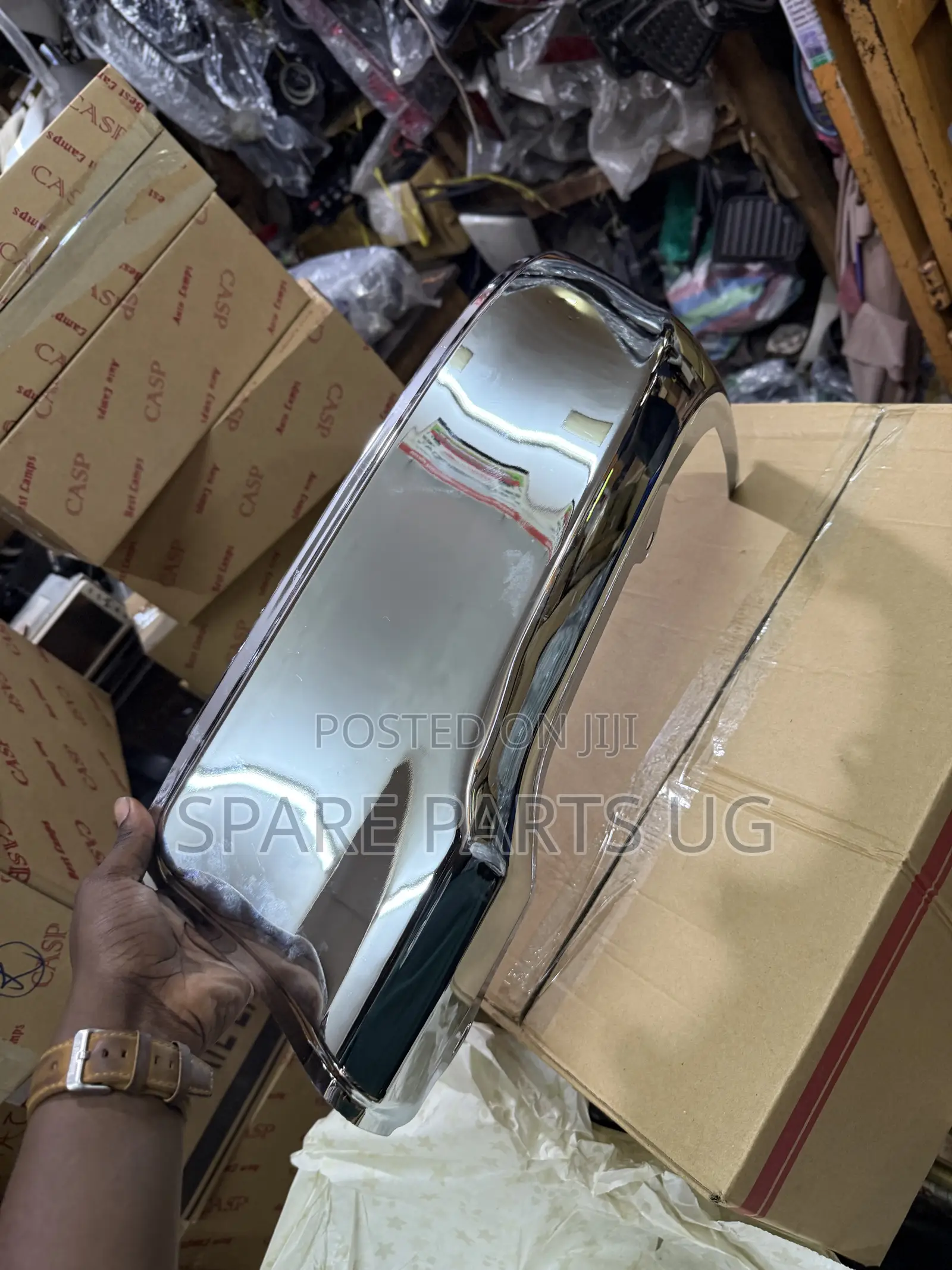 Hilux Revo Rear Bumper Side Chrome