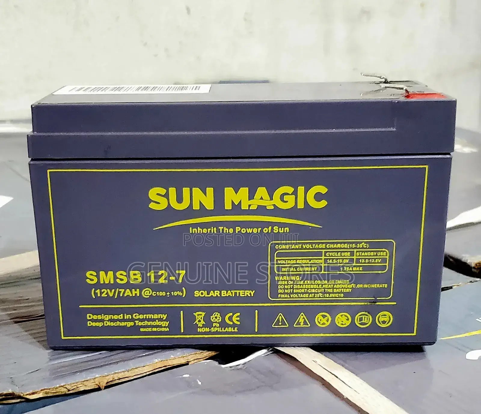 Sun Magic 7ah /12v Battery