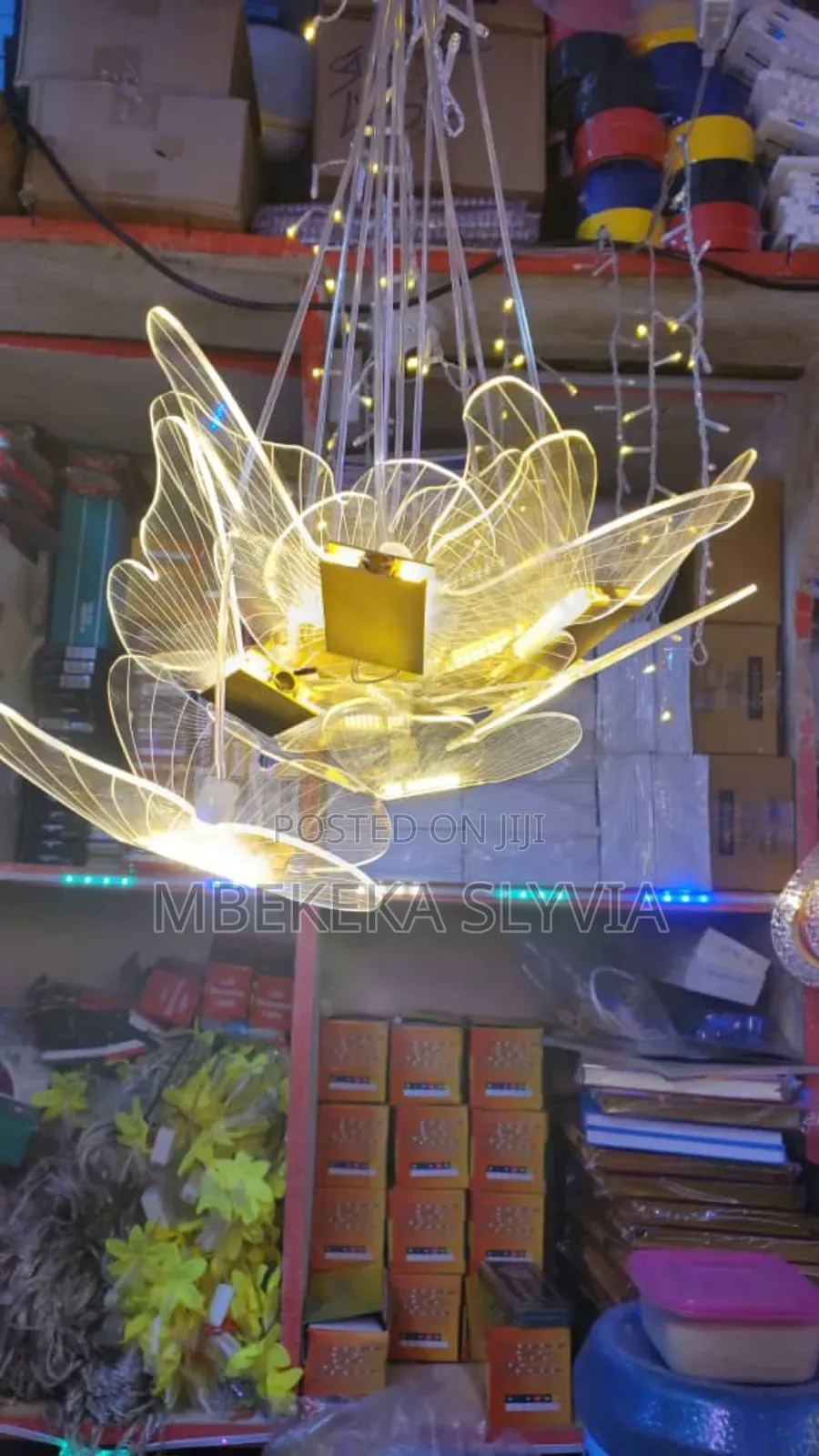 Christmas Lights Butterfly Christmas Tree Home Decoration
