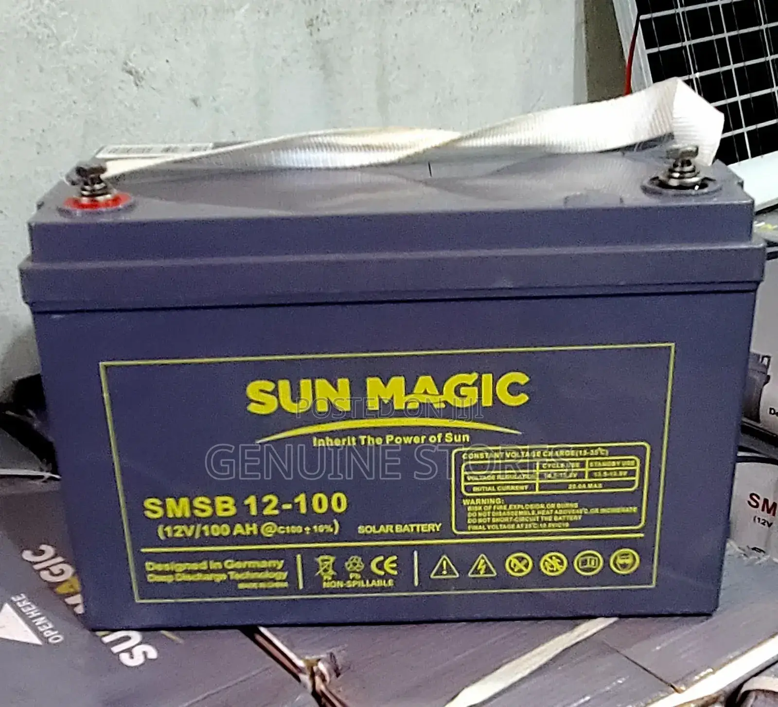 Sun Magic Battery 100ah of 12v / German Made Battery